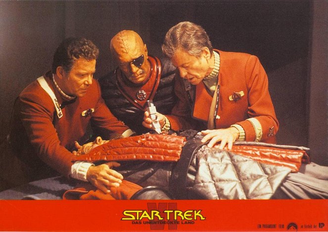 Star Trek VI - Das unentdeckte Land - Lobbykarten - William Shatner, Christopher Plummer, DeForest Kelley