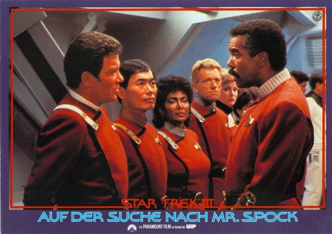 Star Trek III: W poszukiwaniu Spocka - Lobby karty - William Shatner, George Takei, Nichelle Nichols