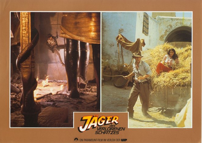 Indiana Jones et les Aventuriers de l'Arche perdue - Cartes de lobby - Harrison Ford, Karen Allen