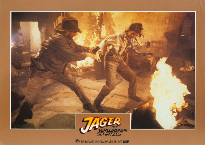 Indiana Jones et les Aventuriers de l'Arche perdue - Cartes de lobby - Harrison Ford, Karen Allen
