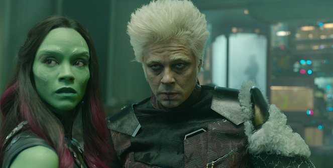 Guardianes de la Galaxia - De la película - Zoe Saldana, Benicio Del Toro