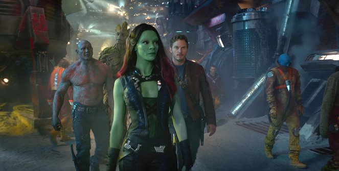 Guardians of the Galaxy - Van film - Dave Bautista, Zoe Saldana, Chris Pratt