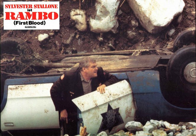 Rambo: Pierwsza krew - Lobby karty - Brian Dennehy