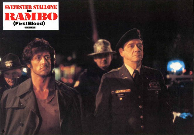 Rambo - First Blood - Lobbykarten - Sylvester Stallone, Richard Crenna