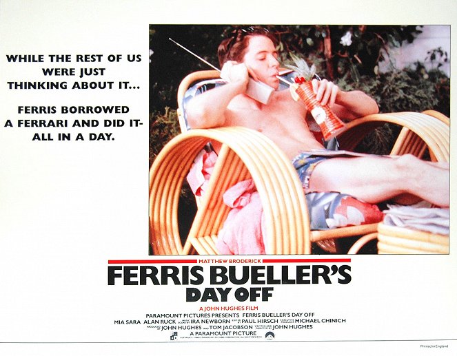 Ferris Bueller's Day Off - Lobbykaarten - Matthew Broderick