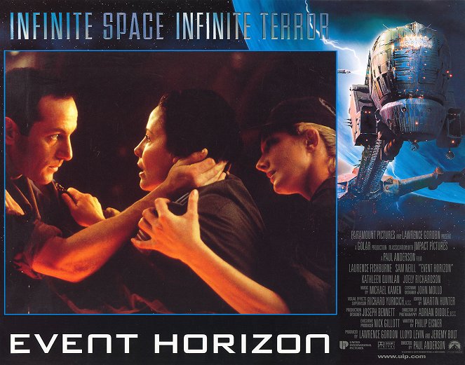 Event Horizon - Le vaisseau de l'au-delà - Cartes de lobby - Jason Isaacs, Kathleen Quinlan, Joely Richardson