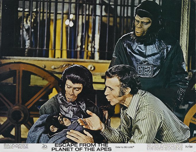 Escape from the Planet of the Apes - Lobby Cards - Kim Hunter, Ricardo Montalban, Roddy McDowall