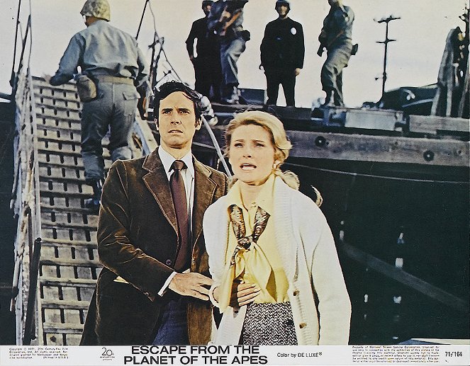 Huida del planeta de los simios - Fotocromos - Bradford Dillman, Natalie Trundy