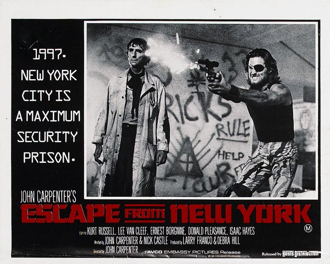 Escape from New York - Lobbykaarten - Harry Dean Stanton, Kurt Russell