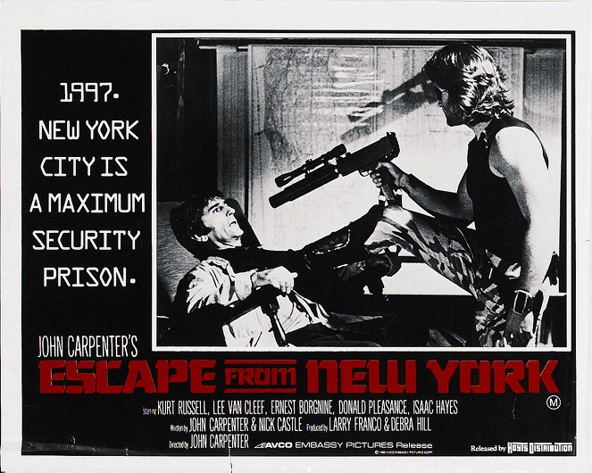 Escape from New York - Lobbykaarten - Harry Dean Stanton, Kurt Russell