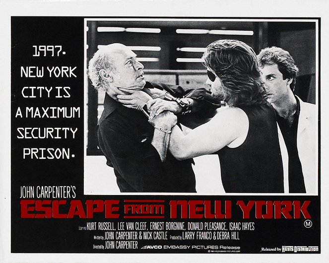 Escape from New York - Lobbykaarten - Lee Van Cleef, Kurt Russell