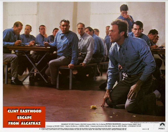 Escape from Alcatraz - Lobbykaarten - Clint Eastwood