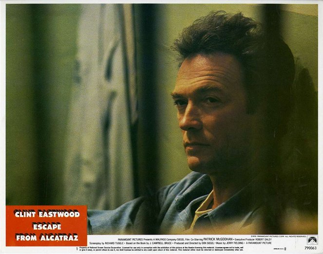 Flucht von Alcatraz - Lobbykarten - Clint Eastwood