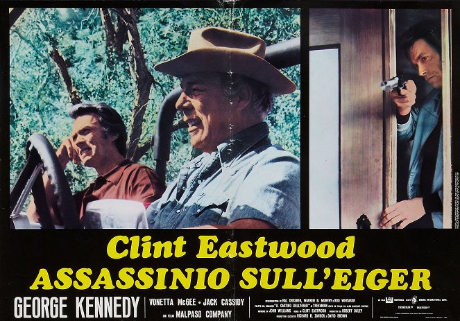 De straf - Lobbykaarten - Clint Eastwood, George Kennedy