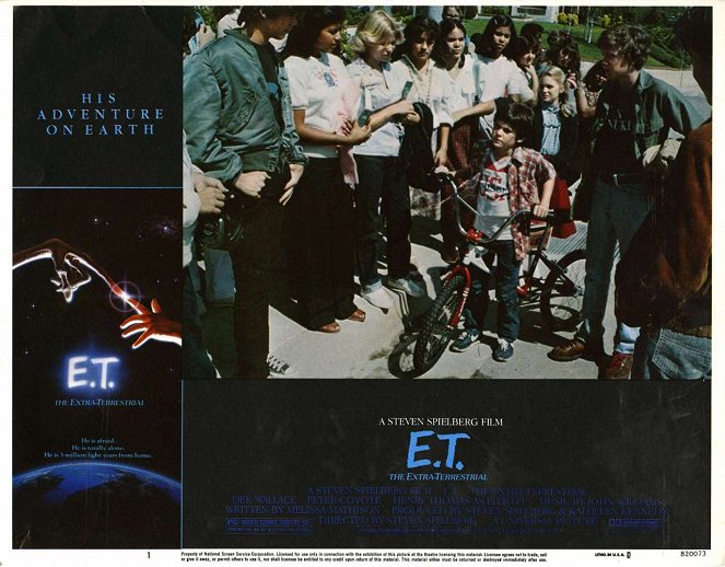 E.T. - Lobby karty - Henry Thomas, Robert MacNaughton
