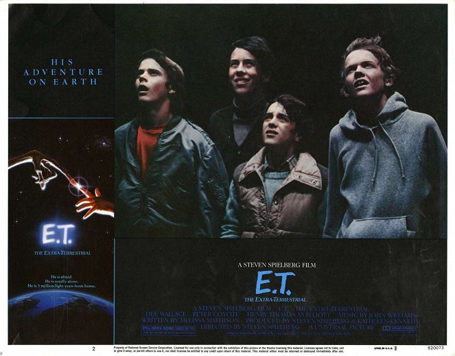 E.T.: The Extra-Terrestrial - Lobby Cards - C. Thomas Howell, Robert MacNaughton