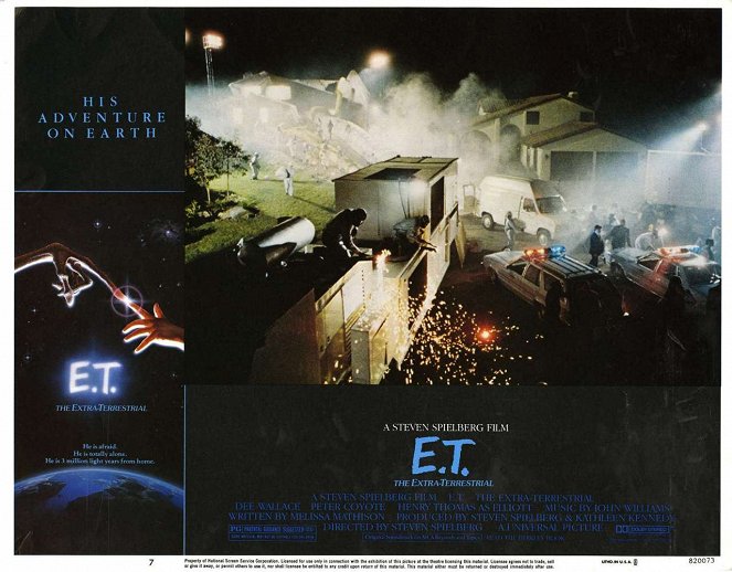 E.T. L'extra-terrestre - Cartes de lobby