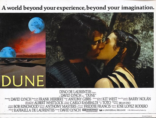 Dune - Lobbykaarten - Kyle MacLachlan, Sean Young