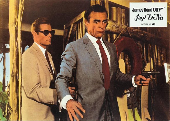 James Bond 007 jagt Dr. No - Lobbykarten - Jack Lord, Sean Connery