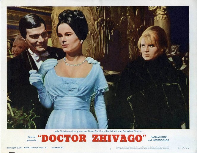 Doutor Jivago - Cartões lobby - Omar Sharif, Geraldine Chaplin, Julie Christie