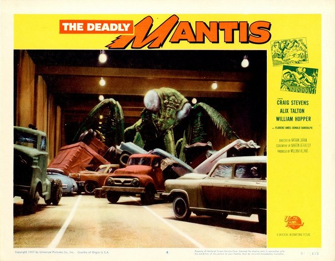 The deadly mantis. El monstruo alado - Fotocromos