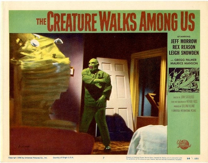 The Creature Walks Among Us - Cartões lobby