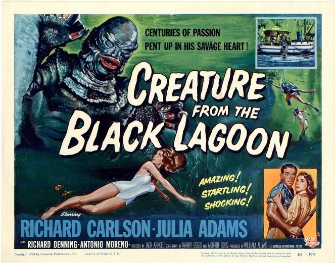 A fekete lagúna szörnye - Vitrinfotók