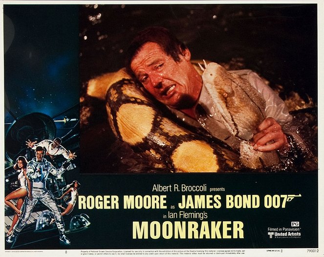 James Bond - Moonraker - streng geheim - Lobbykarten - Roger Moore
