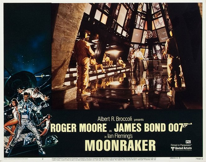 James Bond - Moonraker - streng geheim - Lobbykarten