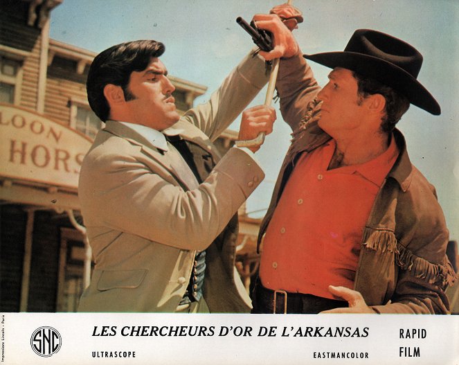 Les Chercheurs d'or de l'Arkansas - Cartes de lobby - Mario Adorf, Brad Harris