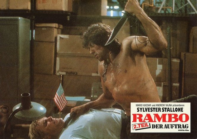 Rambo: First Blood Part II - Lobbykaarten - Charles Napier, Sylvester Stallone