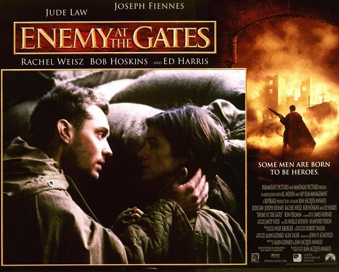 Enemy at the Gates - Lobby Cards - Jude Law, Rachel Weisz