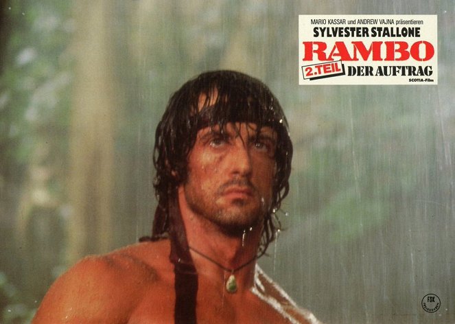 Rambo II - Der Auftrag - Lobbykarten - Sylvester Stallone