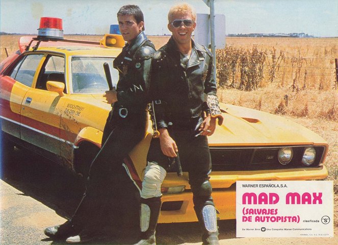 Mad Max - Lobby karty - Mel Gibson, Steve Bisley