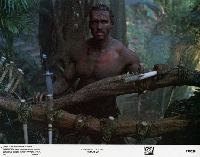 Predator - Lobby Cards - Arnold Schwarzenegger