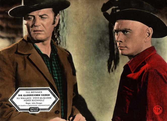 Sedm statečných - Fotosky - Brad Dexter, Yul Brynner