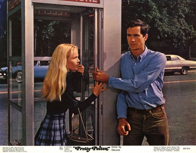 Pretty Poison - Cartes de lobby - Tuesday Weld, Anthony Perkins