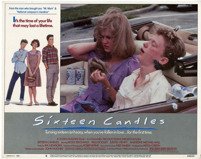 Sixteen Candles - Lobby Cards - Haviland Morris, Anthony Michael Hall