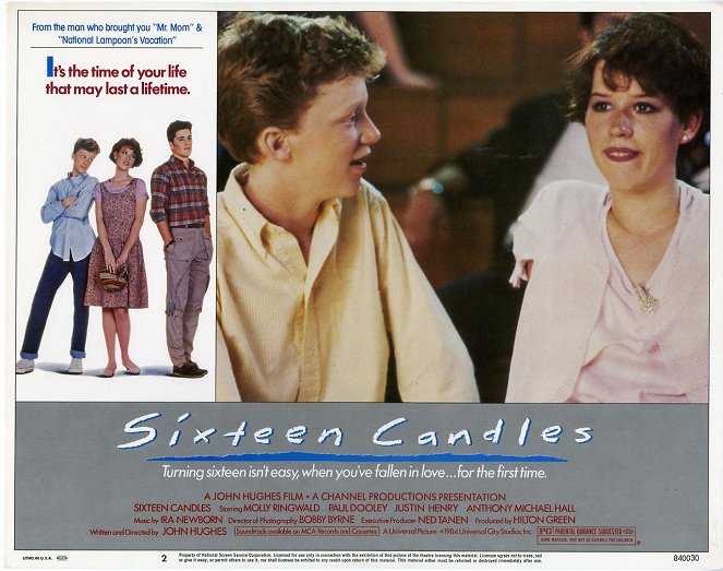 Sixteen Candles - Lobby Cards - Anthony Michael Hall, Molly Ringwald