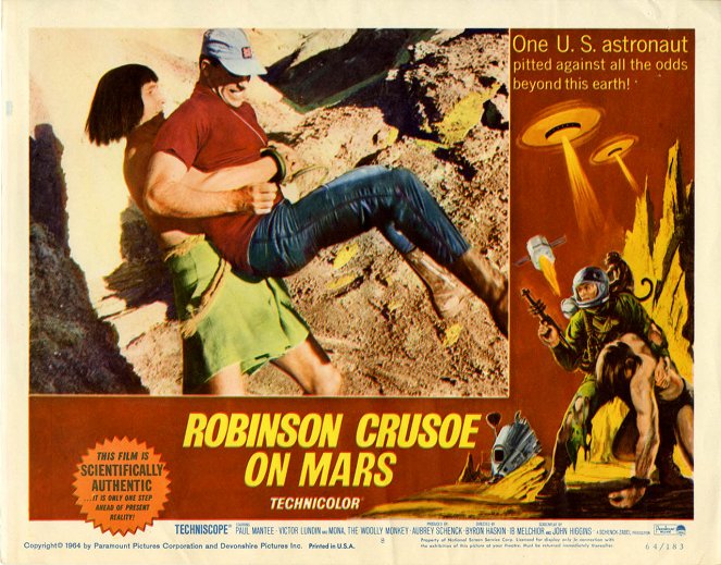 Robinson Crusoé em Marte - Cartões lobby