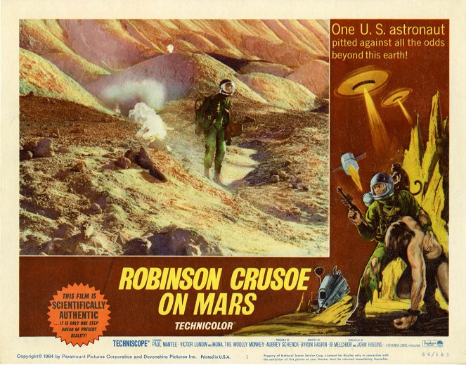 Robinson Crusoe sur Mars - Cartes de lobby