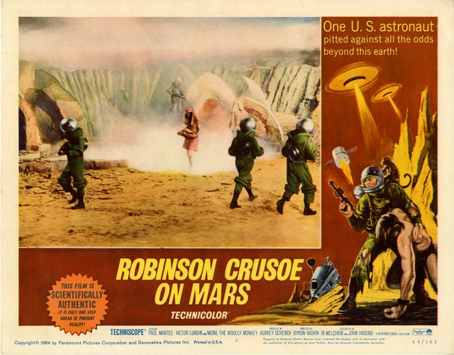 Robinson Crusoe sur Mars - Cartes de lobby