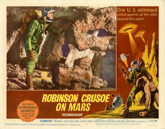 Robinson Crusoe on Mars - Lobby Cards