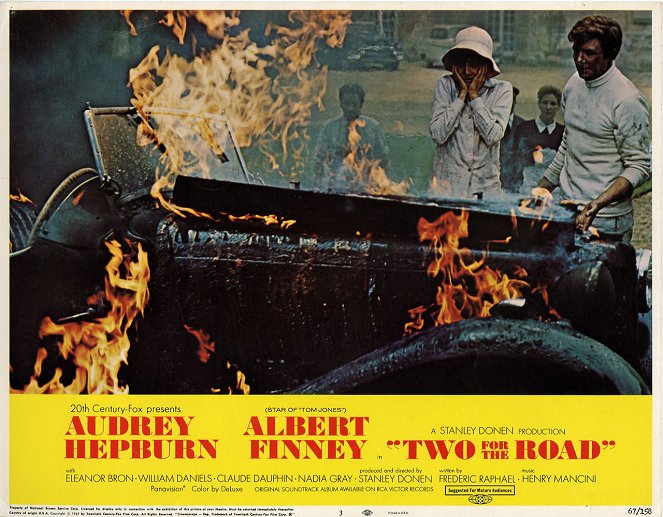Two for the Road - Lobby karty - Audrey Hepburn, Albert Finney