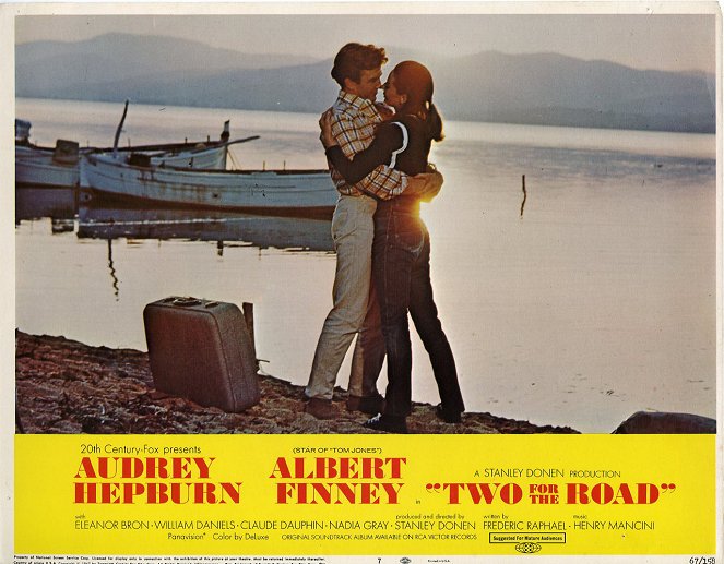 Two for the Road - Lobby karty - Albert Finney, Audrey Hepburn