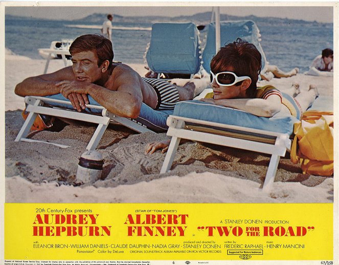 Two for the Road - Lobby karty - Albert Finney, Audrey Hepburn