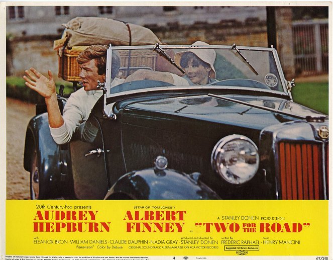 Ketten az úton - Vitrinfotók - Albert Finney, Audrey Hepburn