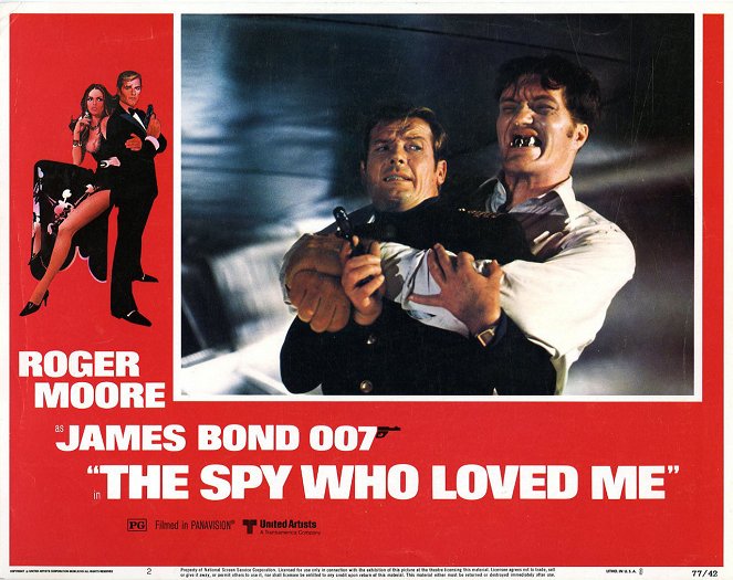 James Bond - Der Spion, der mich liebte - Lobbykarten - Roger Moore, Richard Kiel