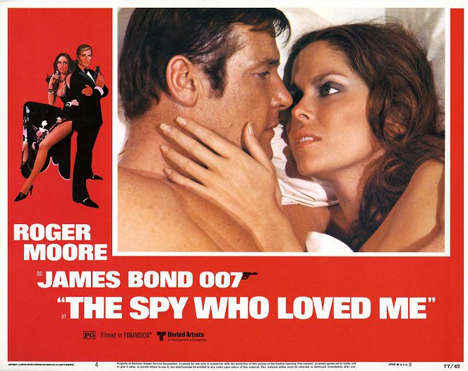 007 - Agente Irresistível - Cartões lobby - Roger Moore, Barbara Bach