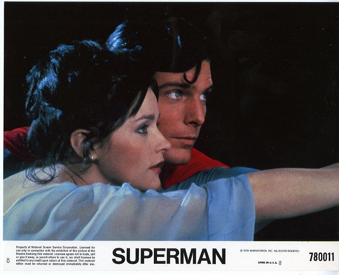 Superman - Cartes de lobby - Margot Kidder, Christopher Reeve
